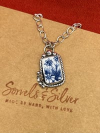 Image 1 of Blue Flowers Pendant
