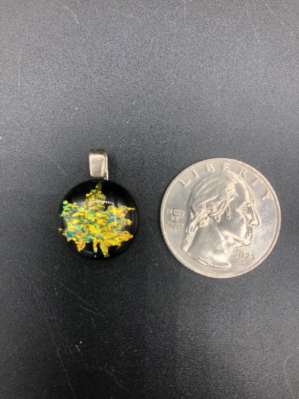 Image of Dichroic image pendant 006