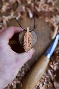 Image 6 of Feather— Pendant Necklace 