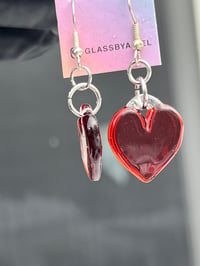 Image 1 of Ruby Slippers Heart Earrings