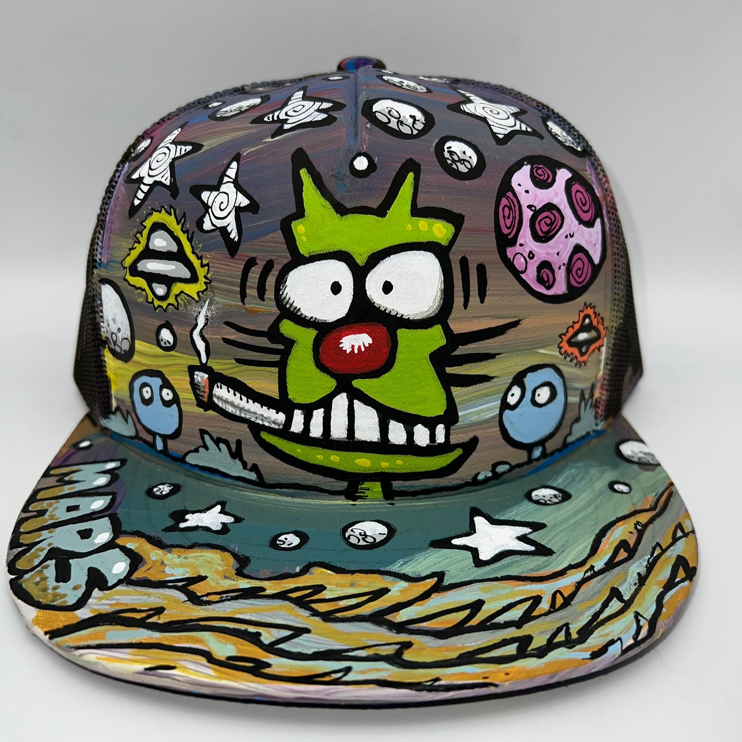 Hand Painted Hat 397
