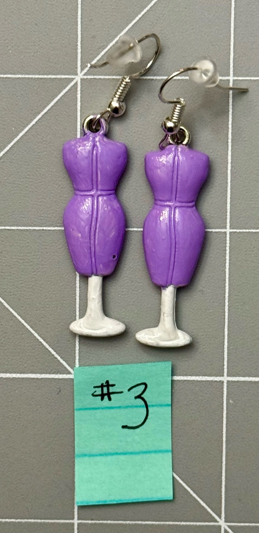 Image of Colorful Mannequin Earrings