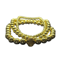 Image 2 of Hematite Jaguar Bracelet Set