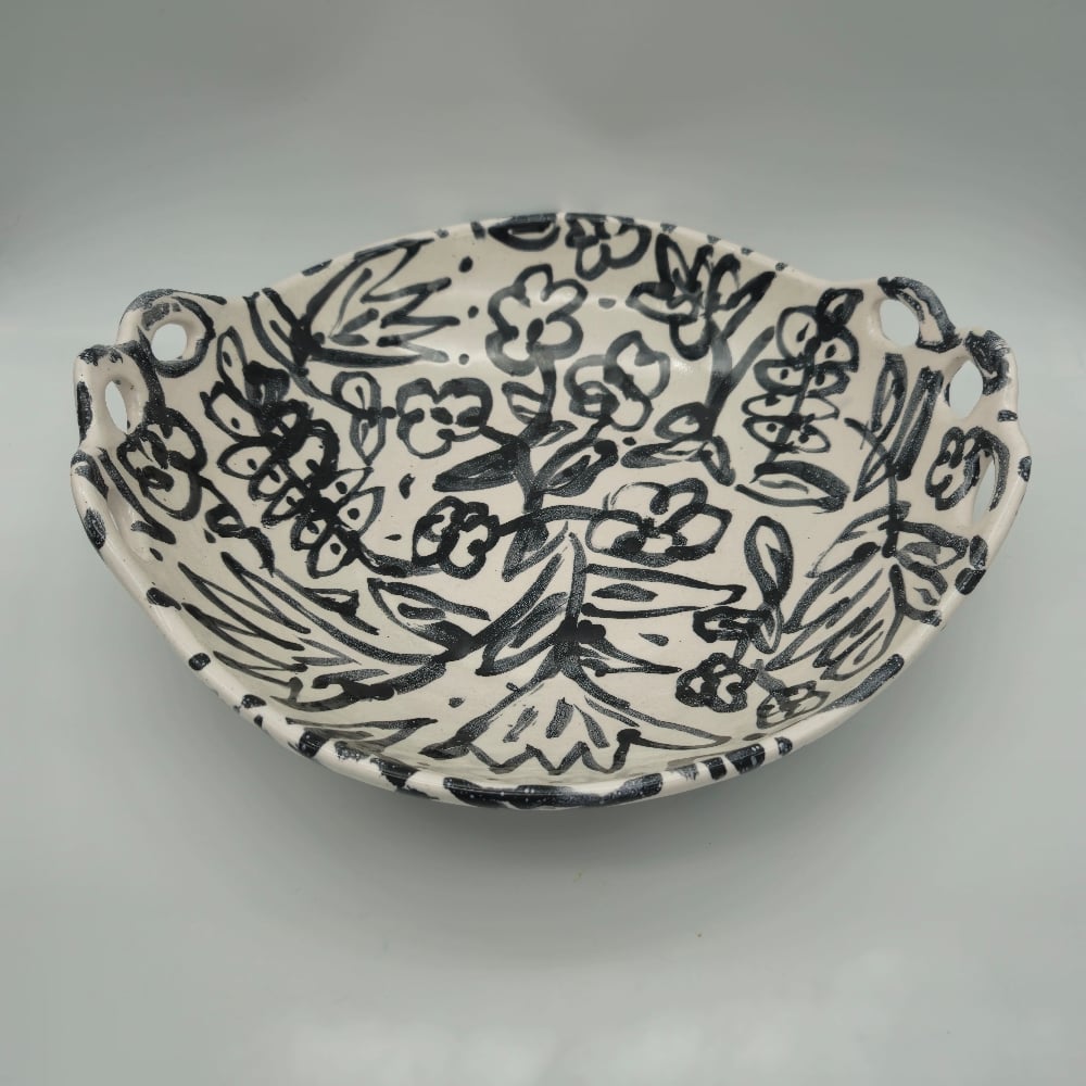 Image of FLOWERS FORAGE BOWL - X LARGE