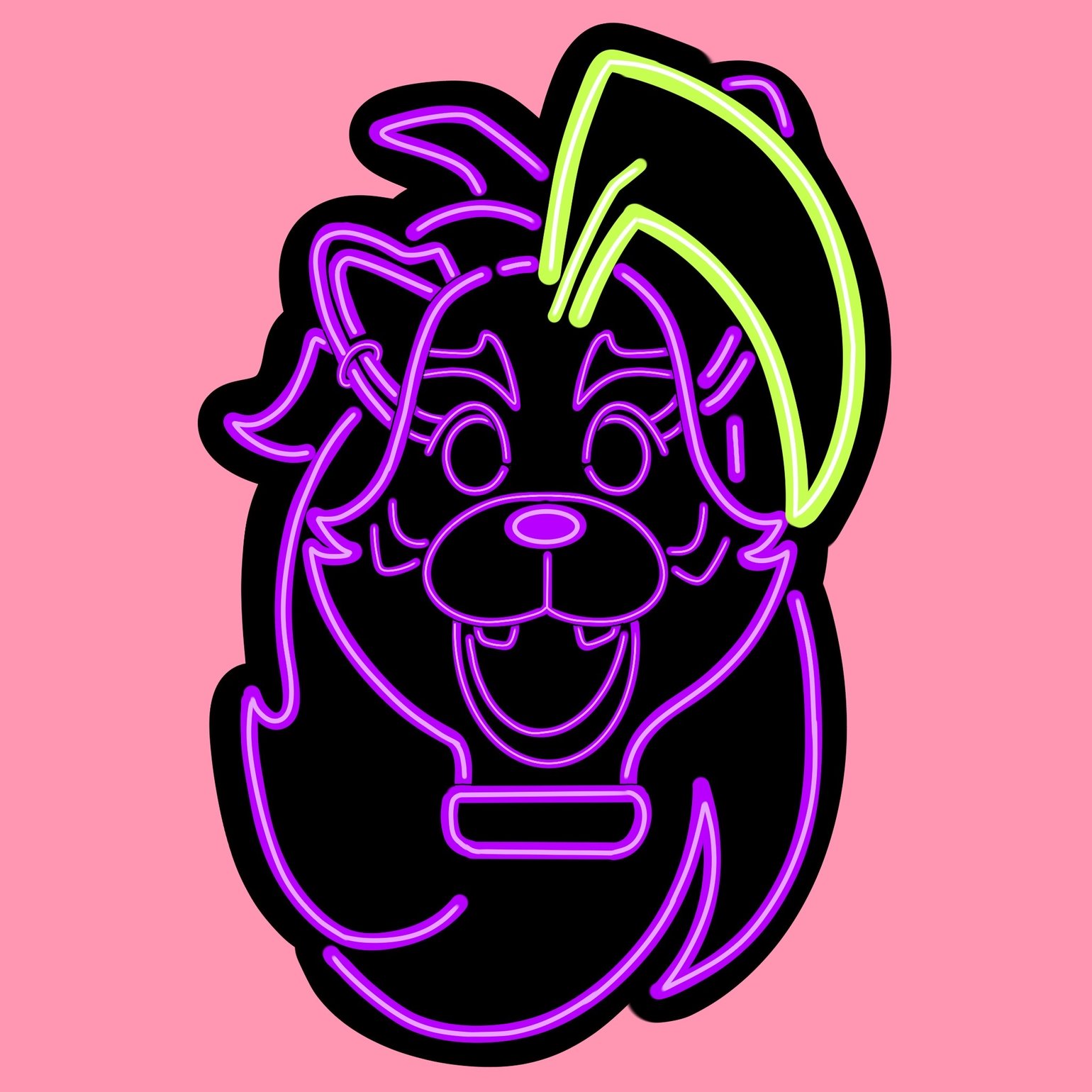 fnaf security breach character sign stickers | clown.ish cat