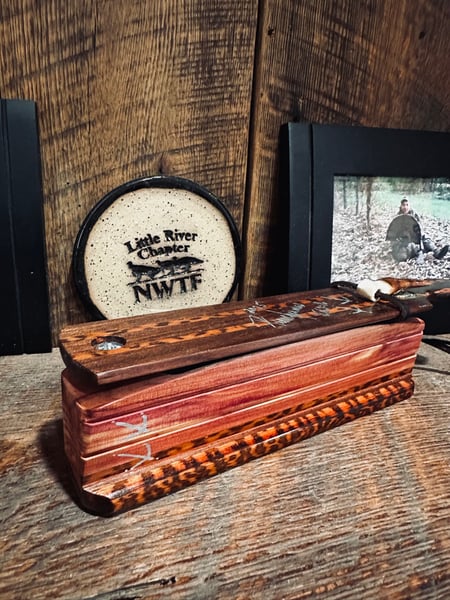 Image of Walnut/Cedar with Snakewood inlays