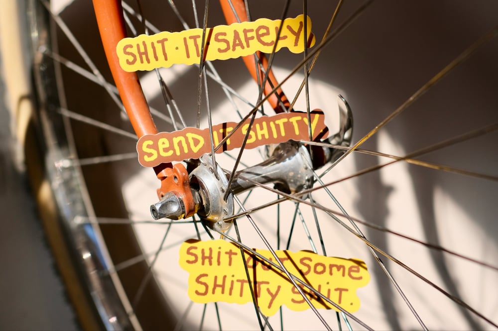 Bicycle Pubes Sticker Pack