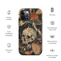 Image 13 of Goblincore Skull and Mushroom Grunge/Punk Tough Case for iPhone®