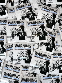 Warning Sticker
