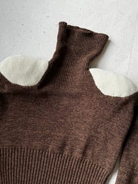 Image 5 of SWEATER CAGOULE BROWN