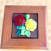 Roses Topped Wooden Box