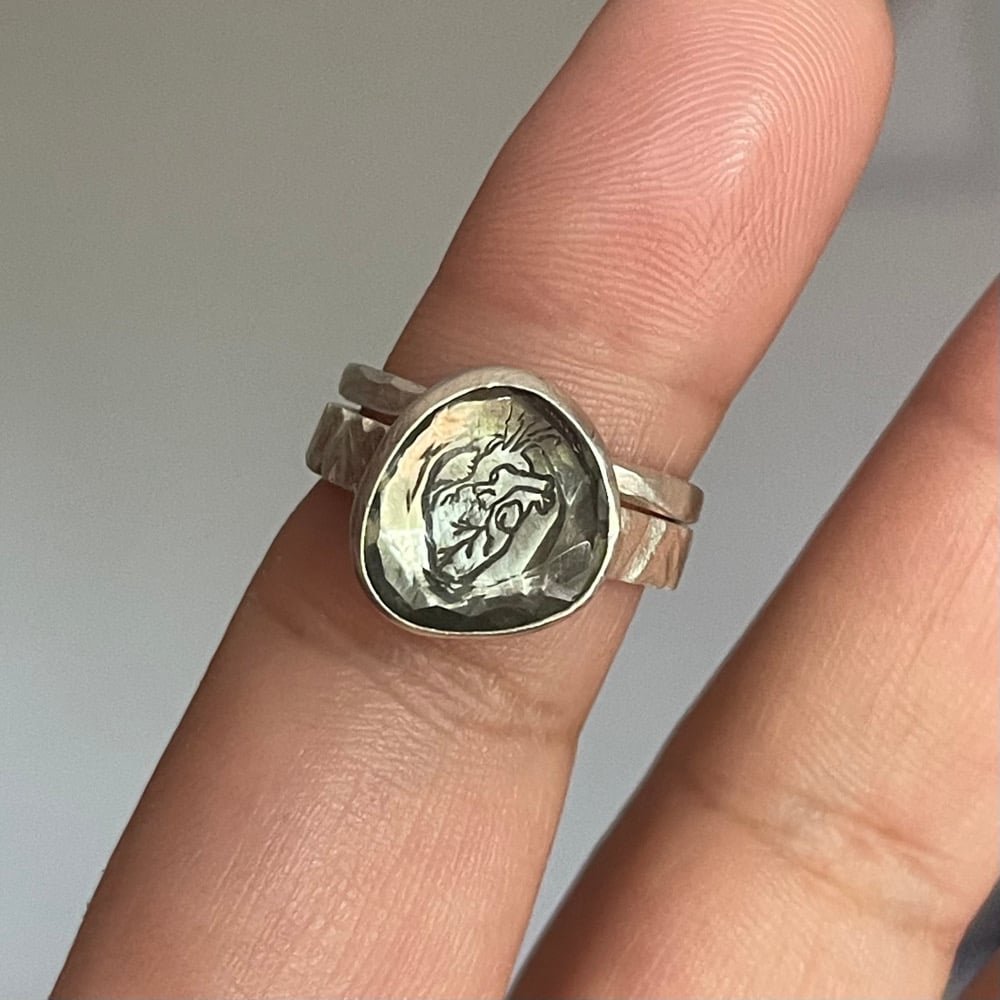 Image of you are here ring set