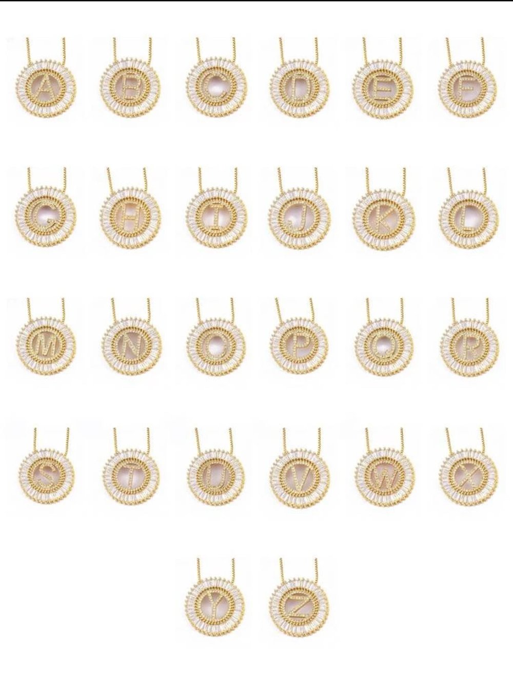 Image of “Initial Charm Necklace”