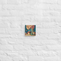 Image 3 of Retro Futurism Space Station Canvas