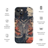 Image 22 of Grunge Goth Style Cottagecore Moth Tough Case for iPhone®