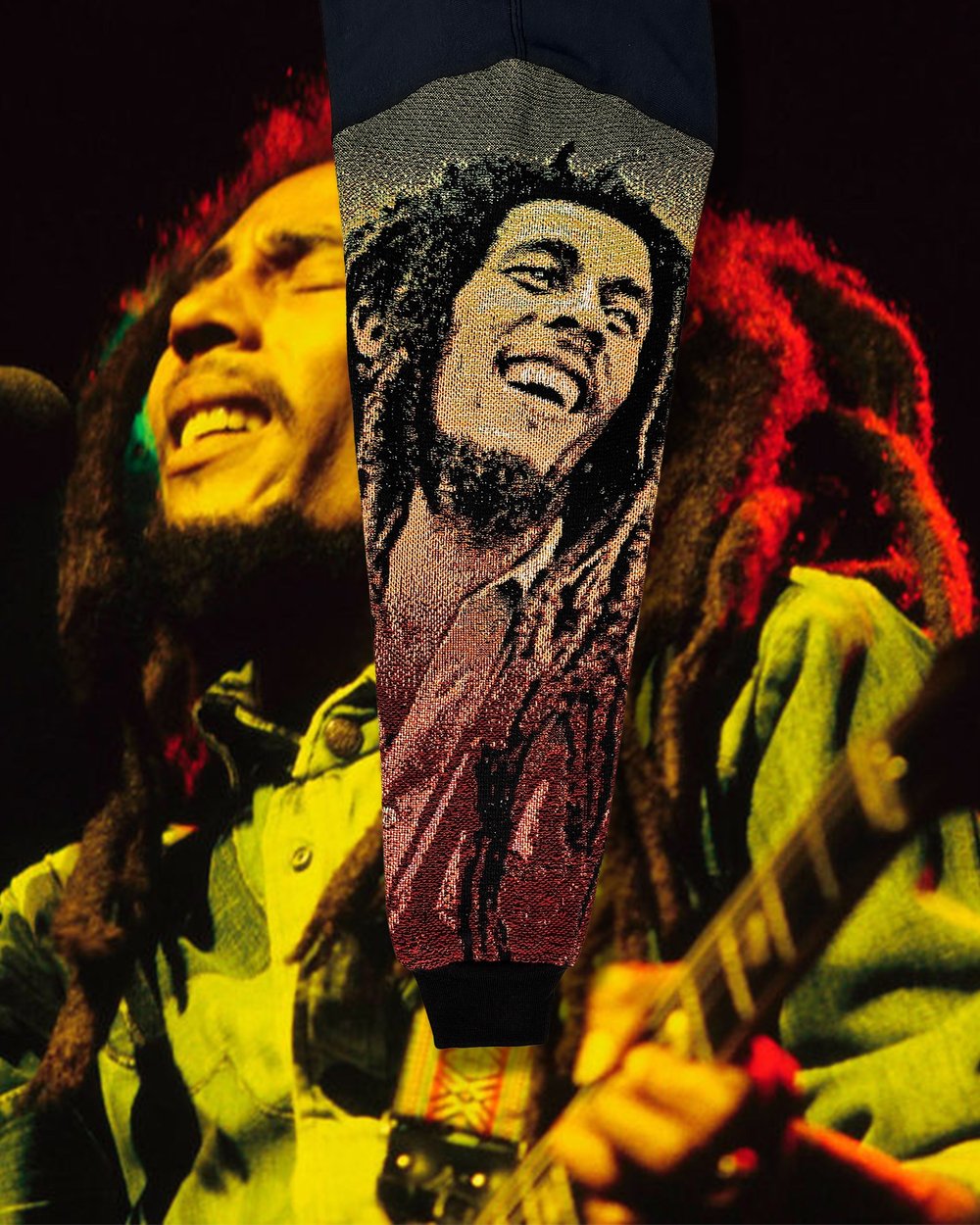 BOB MARLEY ONE LOVE TAPESTRY SWEATER