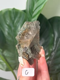 Image 4 of SMALL HALF POLISHED HIMALAYAN RUTILE IN QUARTZ CLUSTERS