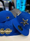 New Era 5950 Royal Black Gold Silver 