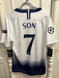 Image 8 of [Brand New] Tottenham Hotspur “SON 7” 2018/19 Home UCL Final Shirt + patches (L) 
