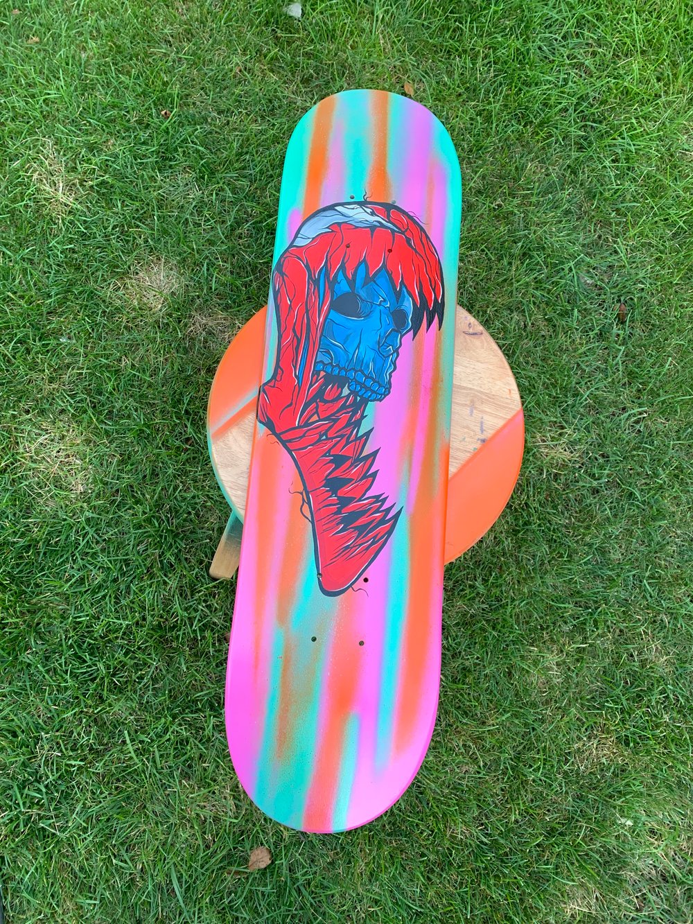 1/1 HANDPAINTED SKATE DECK (SEE DETAILS IN DESCRIPTION!)