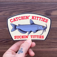 Catchin Kitties Sticker