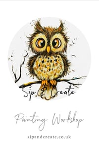 Baby Owl Painting Workshop at Retford
