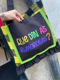 Image 3 of Bolsiña feita a man. QUE DIN AS RUMOROSAS cadros. Deseño exclusivo!