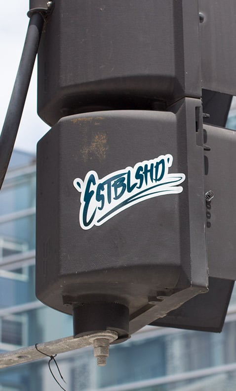 Image of Estblshd<br>Logo Sticker