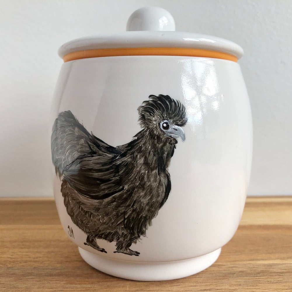 Silkie Chicken Canister