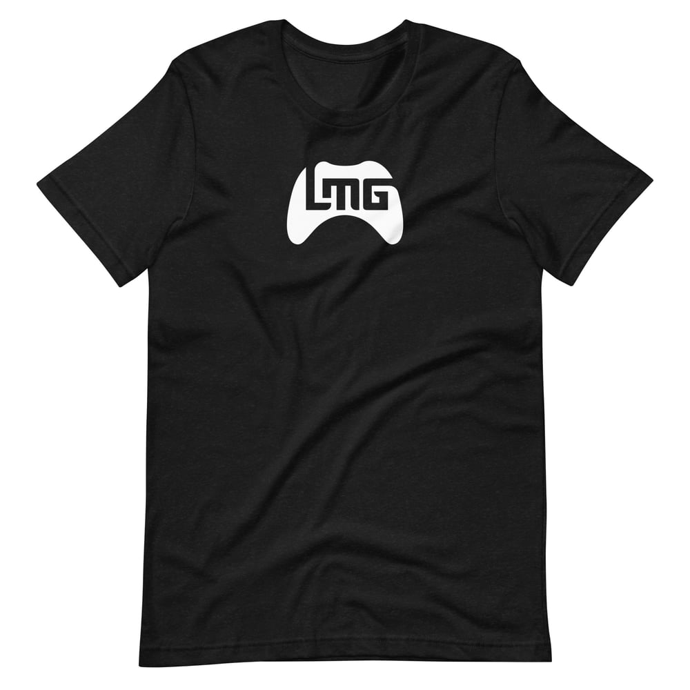 Image of LMG Official Logo Short-Sleeve Unisex T-Shirt (Black)