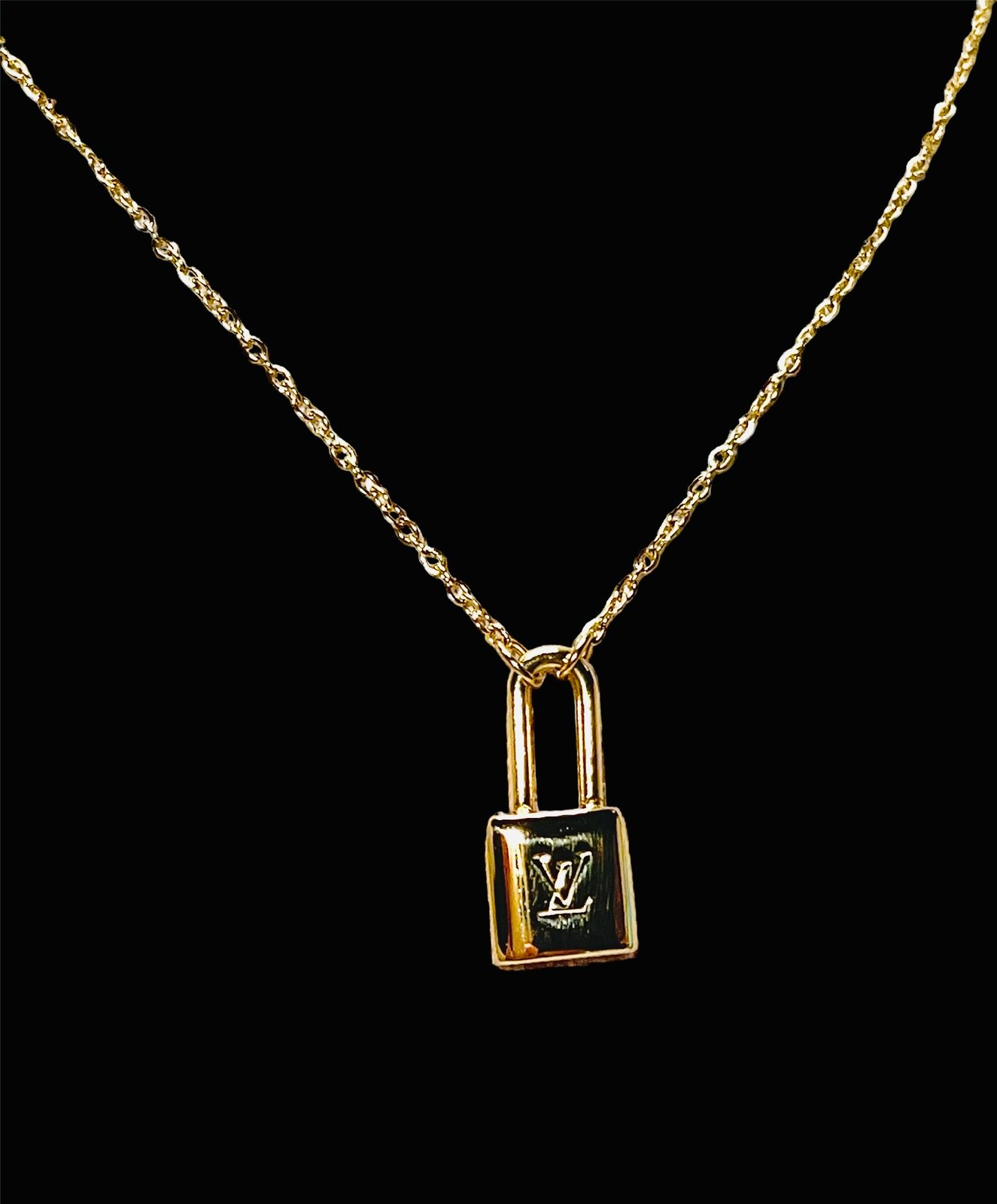 lv locket necklace