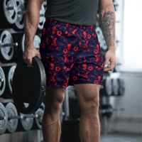Image 3 of Warpath Camo Unisex Athletic Shorts