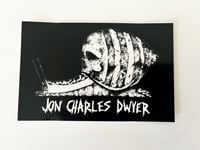 Jon Charles Dwyer snail sticker 