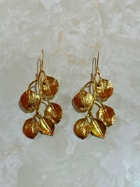 Image 1 of Gold Leaf Earrings