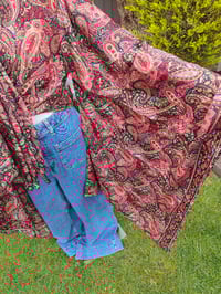 Image 4 of Pefkos co ord sarong set - red gold