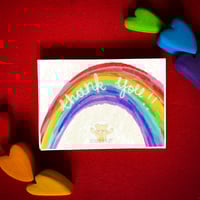 Rainbow Thank You Plantable Card