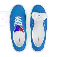 Image 3 of Men’s Sámi Flag Canvas Shoes Blue