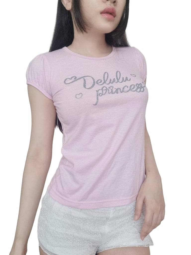 Delulu Princess baby tee