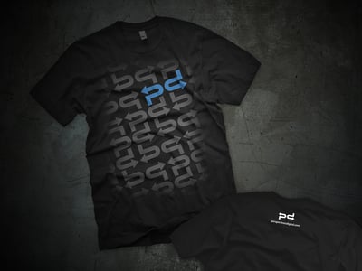 Image of Men's / Women's T-Shirt with Blue or White PD Logo