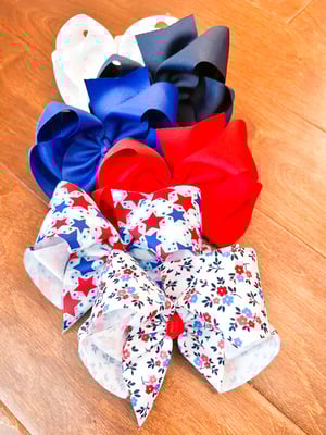 Red, White & Blue Bows