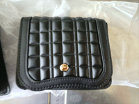 Image 2 of Black Quilted Handbag with Mini