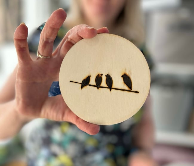 Pyrography workshops: coasters 