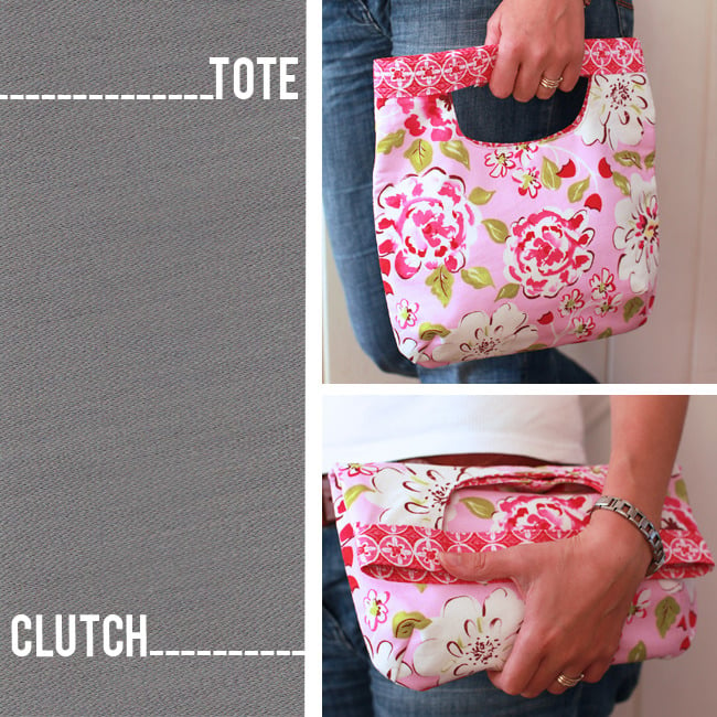 Kent Wristlet Clutch bag sewing pattern (PLUS VIDEO)