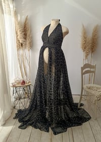 Image 2 of Maternity photoshoot dress | Thea | size universal | black | photo props