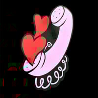 Call Me Handpainted Woodcutout