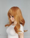 Apricot Dream Mid Radial Bang Curl