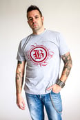 Image of Bastard B logo Tee Grey
