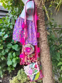 Image 7 of Gypsy top purple flowers 