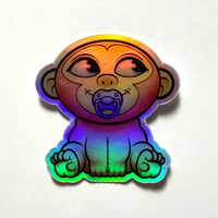 Image 2 of Holographic Baby Apes