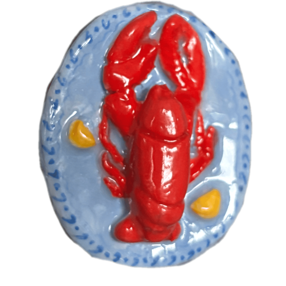 Image of Ceramic Lobster Magnet